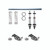 DD501-2501 HD Pro Rear Weld-In Coilover Kit, Double Adjustable Shock, 250lb/in. Spring for 3.25in. Axle Tube