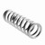 QA1 Silver 2.5" I.D. Coil Spring Side