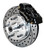 Wilwood Brake Kit, 11in. Drilled Rotor, 4 Piston, Black Caliper 140-10996-D
