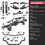 HK43-GMF1RN Level 3 Handling Kit with Narrowed 9in. Housing, 67-69 GM F Body