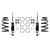 Detroit Speed Front Coilover Conversion Kit - Base Shocks - SBC/LS 030306DS