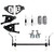 Detroit Speed Front Speed Kit 2 - Base Shocks - Splined Sway Bar - BBC 031346DS