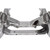 Detroit Speed Bare Hydroformed Subframe - Single Adjustable Shocks - Big Block Chevy/Big Block Pontiac 032020-SDS