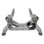 Detroit Speed Bare Hydroformed Subframe - Single Adjustable Shocks - Big Block Chevy/Big Block Pontiac 032020-SDS
