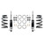 Detroit Speed Front Coilover Conversion Kit - Double Adjustable Shocks - SBC/LS 030308-DDS