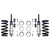 Detroit Speed Front Coilover Conversion Kit - SBC/LS 030315DS