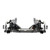 Detroit Speed Powdercoated Hydroformed Subframe - Single Adjustable Shocks - Small Block Chevy/LS 032014-SDS