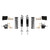 Detroit Speed Rear Coilover Conversion Kit - Base Shocks - Stock Axle 042406DS