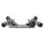 Detroit Speed Bare Hydroformed Subframe  - Single Adjustable Shocks - Small Block Chevy/LS 032017-SDS