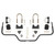 Detroit Speed Rear Sway Bar Kit - 3/4 in. Diameter 042223DS