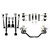 Detroit Speed Rear Speed Kit 3 - Single Adjustable Shocks - Stock Axle 041611-SDS