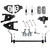 Detroit Speed Front Speed Kit 3 -  Base Shocks - Splined Sway Bar - SBC/LS 031329DS