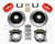 Wilwood Rear Brake Kit, 12.19in. Drilled Rotor and Park Brake, Red Caliper 140-7140-DR