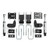 QA1 LK01-FF03 3/5 Lowering Kit, 2021-2026 F150, 2WD, Single Adjustable