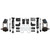 QA1 LK12-FF04 5/5 Lowering Kit, 21-26 F150 4WD, W/Spindles, Double Adjustable