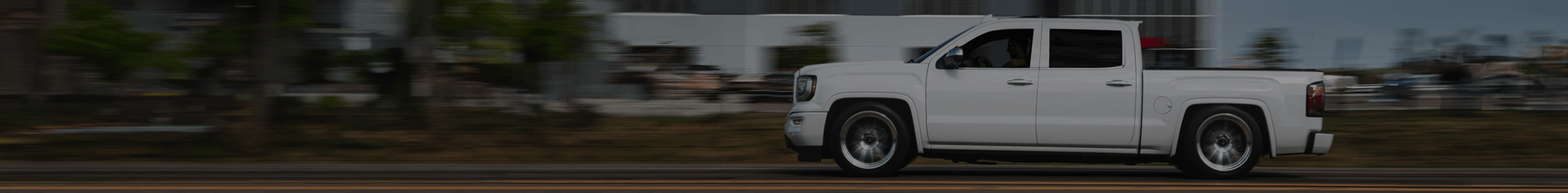 White GMC Sierra Truck