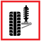 custom shock absorber icon