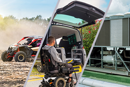 Powersports, personal mobility, agriculture