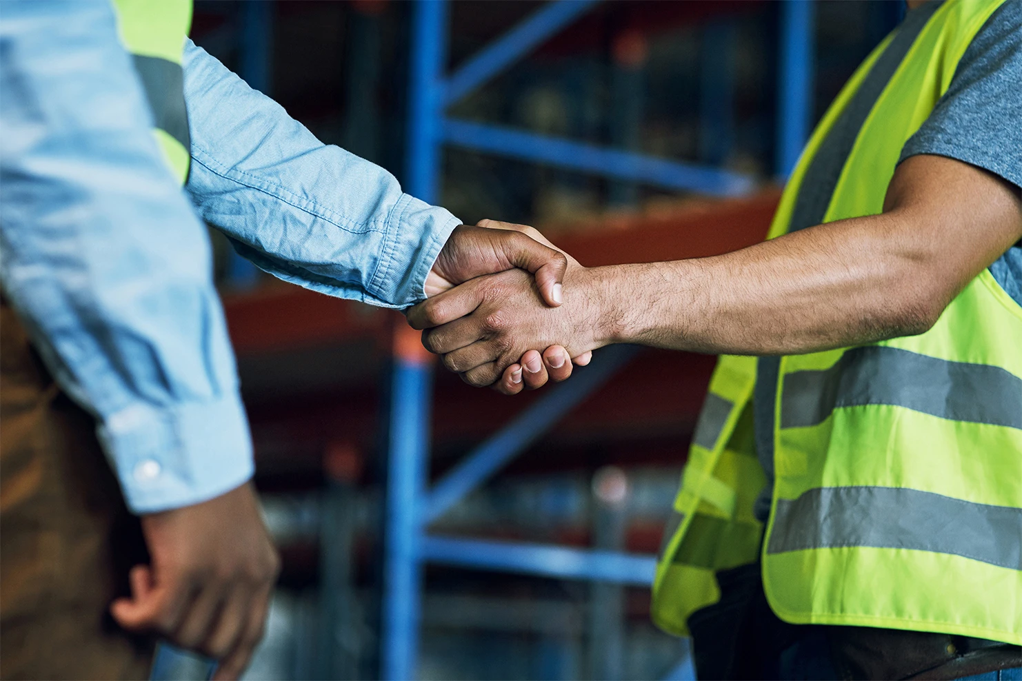 Partners shaking hands