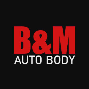 B&M AUTO BODY logo