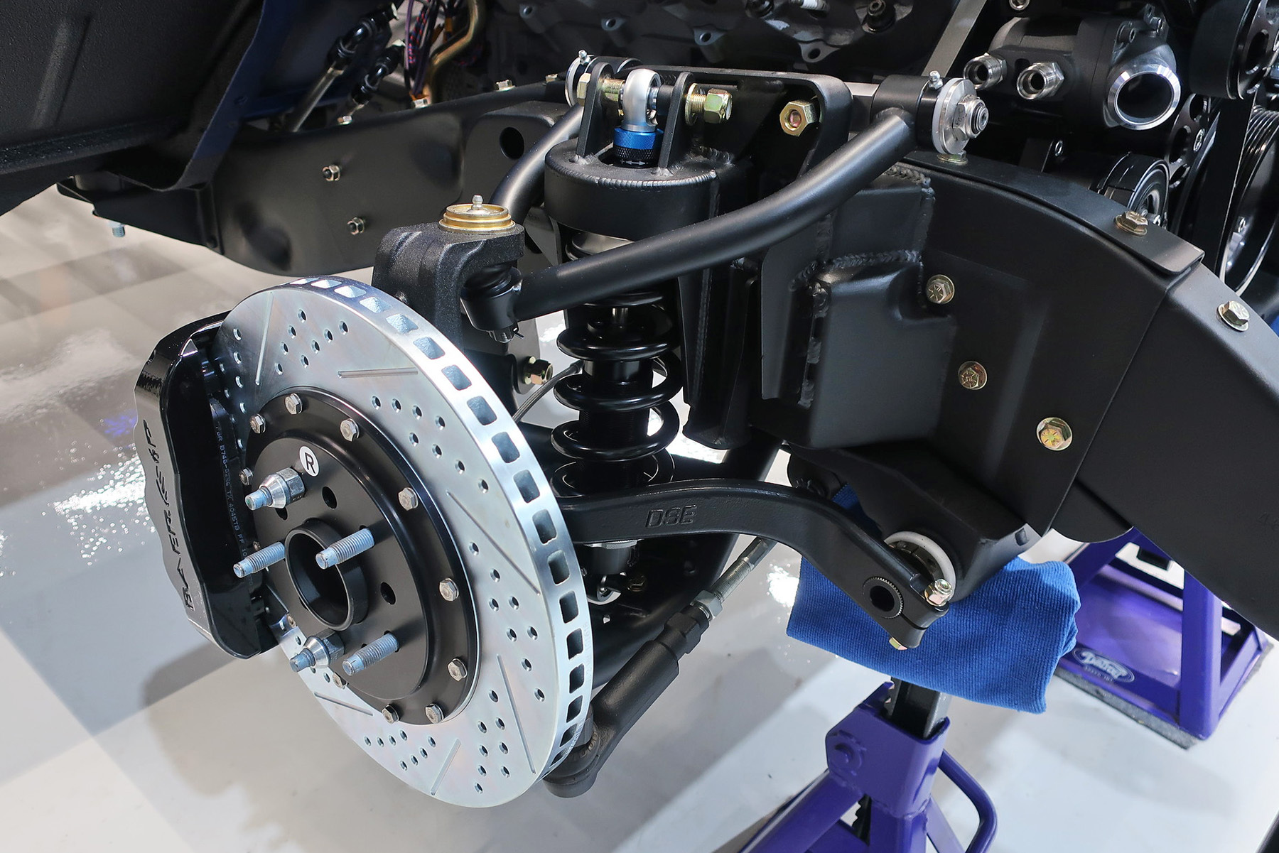 suspension kit installed 
