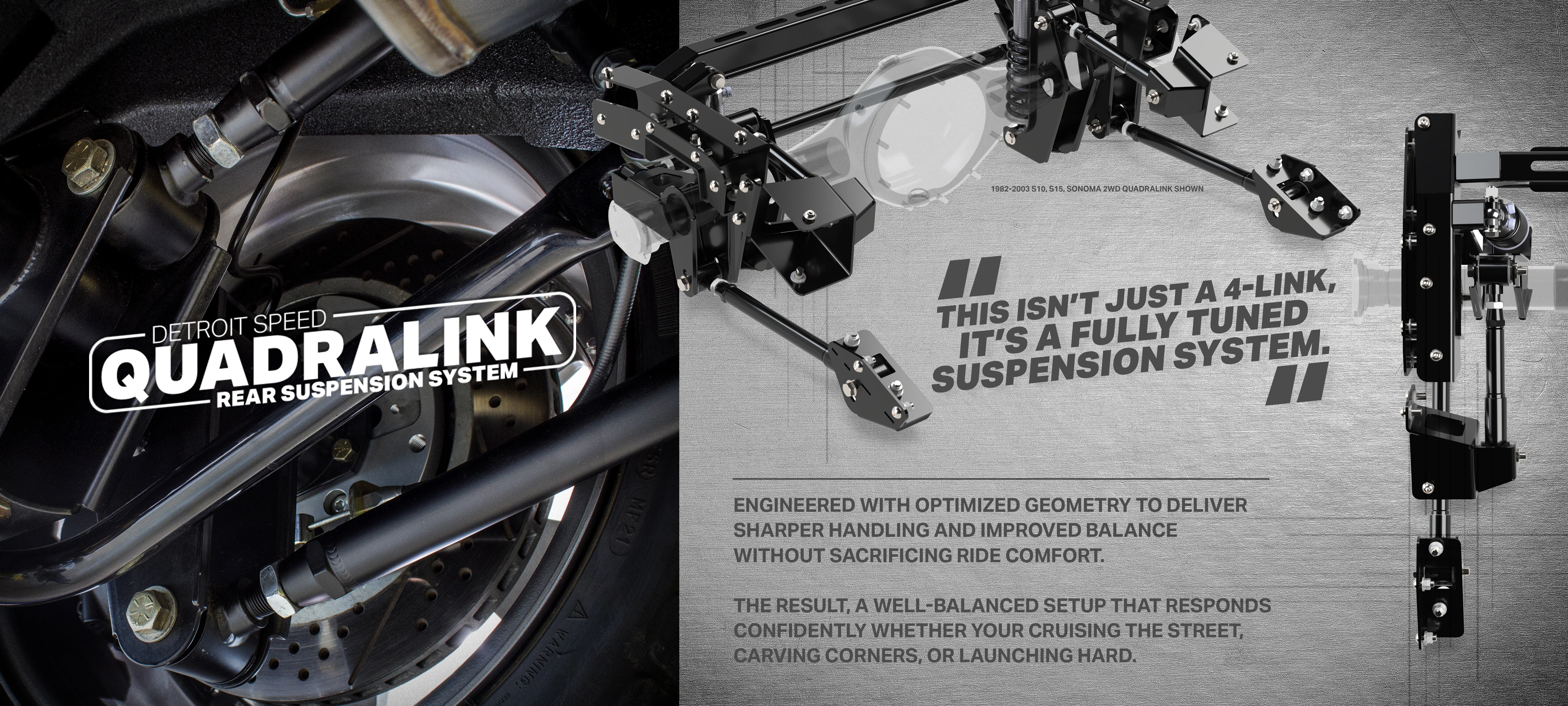 QUADRALink 4 Link Rear Suspension System