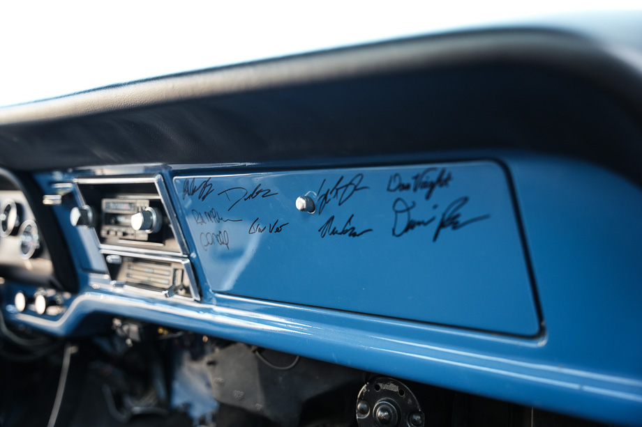 QA1 employees hand-built the 1972 Ford F100 “New Blue,” showcasing their dedication and craftsmanship in every detail of the truck.