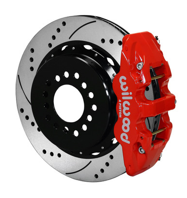 Wilwood 140-10952-DR 14in. AERO4 Big Brake Rear Parking Brake Kit