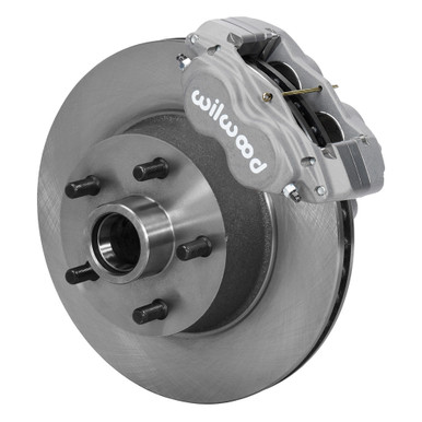 Wilwood Front Brake Kit, 70-73 Mustang Drum Spindle, 11.3