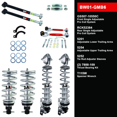 BW01-GMB6 Level 1 Big Wheel Suspension Kit, 91-96 GM B-Body - QA1