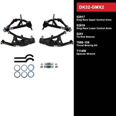 Addiction トルクギア/バルクセット AD-KRIN-OP1 キリン DK32-GMX2 Level 2 Full Vehicle Drag Kit, 68-74 GM X-Body, W/O