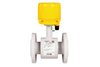 Aplisens PEM-500 electromagnetic flowmeter with compact sensor and transmitter for bidirectional measurement of conductive liquids.