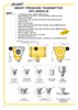 Aplisens APC-2000ALW smart pressure transmitter specification sheet showing product overview and measurement capabilities.