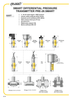 Aplisens PRE-28.SMART differential pressure transmitter datasheet overview showing transmitter design, available approvals, and industrial applications.