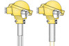 Aplisens CT-TC industrial thermocouple sensor designed for high-temperature process measurement with configurable probe materials and mounting options.