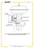 Ordering information page showing APIS mounting set codes, material options, and actuator standard references.
