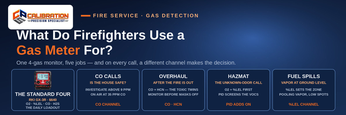 What Do Firefighters Use a Gas Meter For?