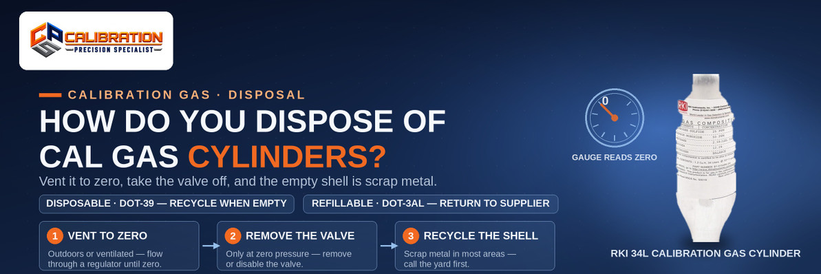 How Do You Dispose of Calibration Gas Cylinders?