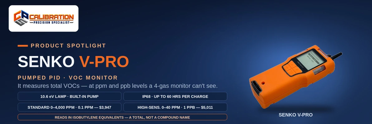 What Does a PID Actually Measure? The SENKO V-PRO for VOC Monitoring