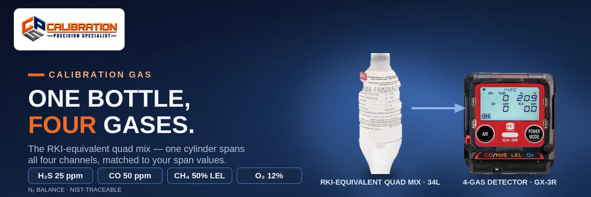 What Calibration Gas Do You Need for a 4-Gas Detector?