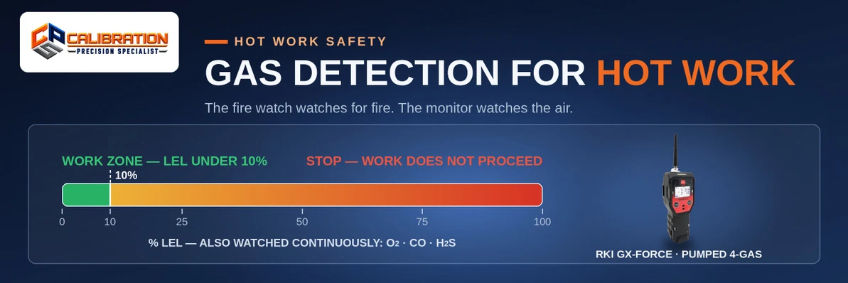 Gas Detection for Hot Work: What Does a Fire Watch Need to Monitor?