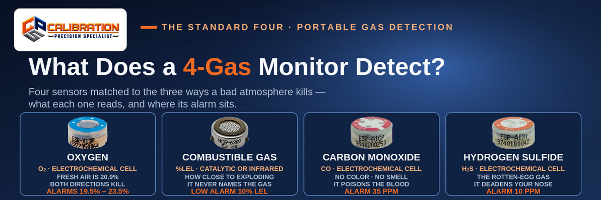 What Does a 4-Gas Monitor Detect?