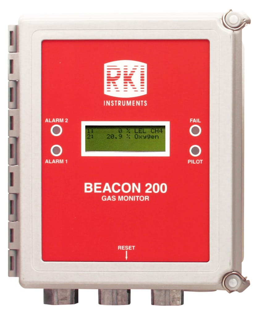 RKI Beacon 200 Two Channel Wall Mount Controller