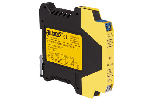 Aplisens SP-11 signal converter and signal isolator for DIN rail mounting