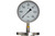 Aplisens MS-100 pressure gauge with diaphragm seal for industrial liquid and gas pressure measurement.