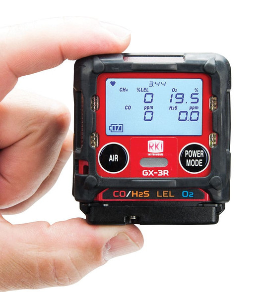 RKI GX-3R 4-gas monitor for LEL, O2, CO and H2S