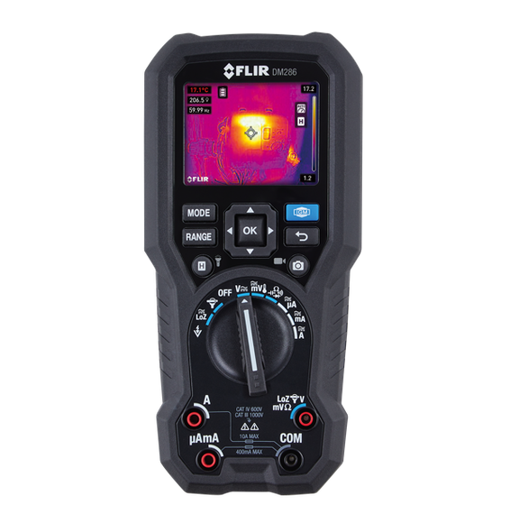 FLIR DM286 Industrial Thermal Imaging Multimeter – TRMS Multimeter with IGM™ & METERLiNK®