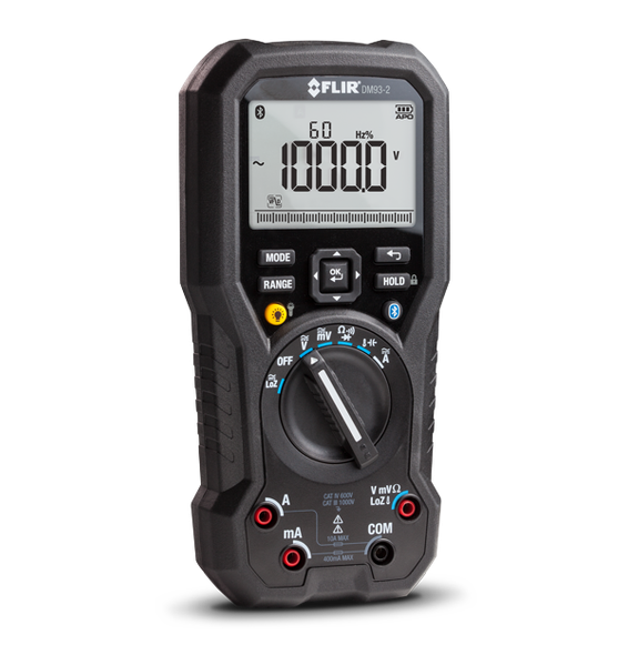 FLIR DM93-2 TRMS Industrial Multimeter – True RMS Digital Multimeter