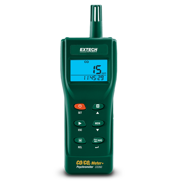 Extech CO260 – CO/CO2 Meter