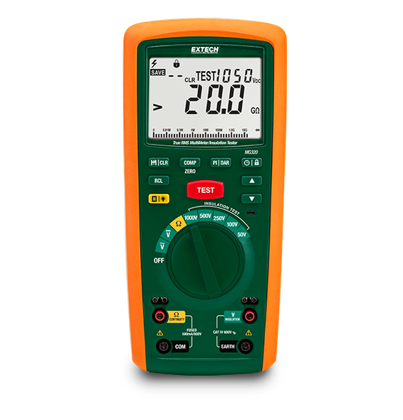 Extech MG320 – CAT IV Insulation Tester/True RMS MultiMeter